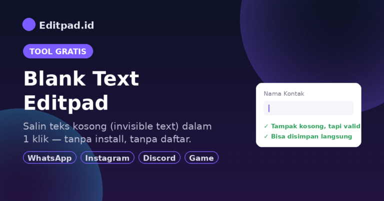 Cara Mudah Menyalin Teks kosong